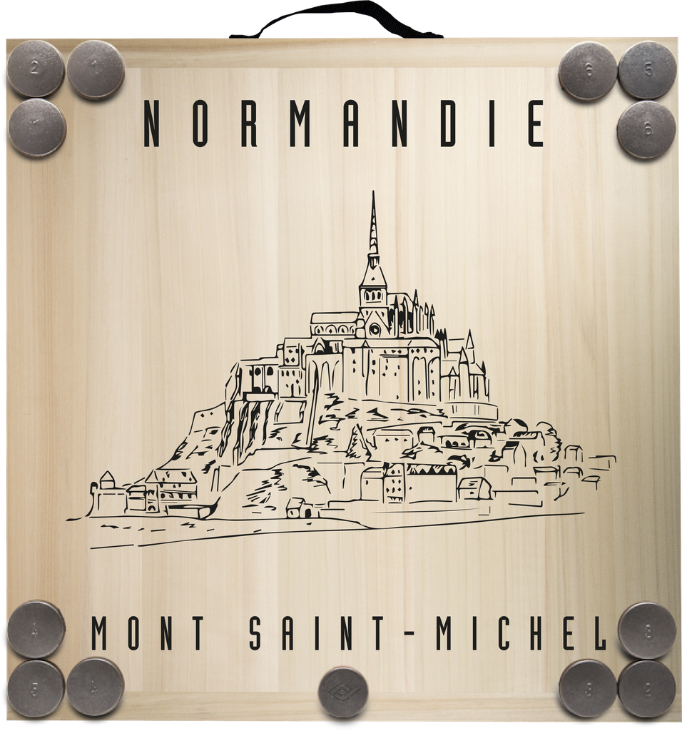 Kit de jeu de palets breton - Normandie - Mont St Michel