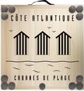 Kit de jeu de palets breton - Côte Atlantique - Cabanes de plage