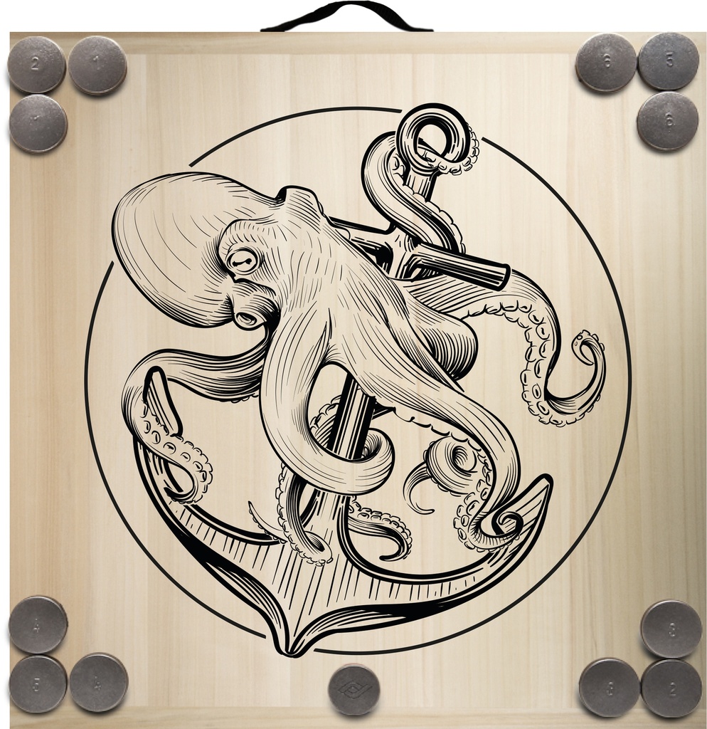 Kit de jeu de palets breton - Chair de Poulpe
