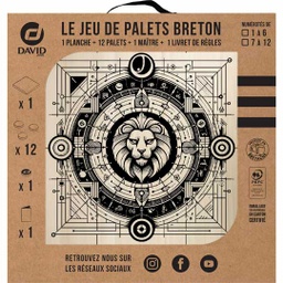 [4770] Kit de jeu de palets breton - Lion