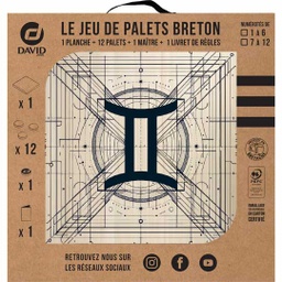 [4763] Kit de jeu de palets breton - Gémeaux