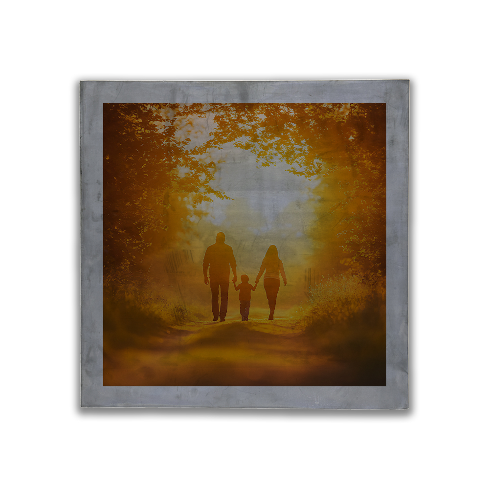 Plaque plomb  45 x 45  x 7 mm Personnalisée