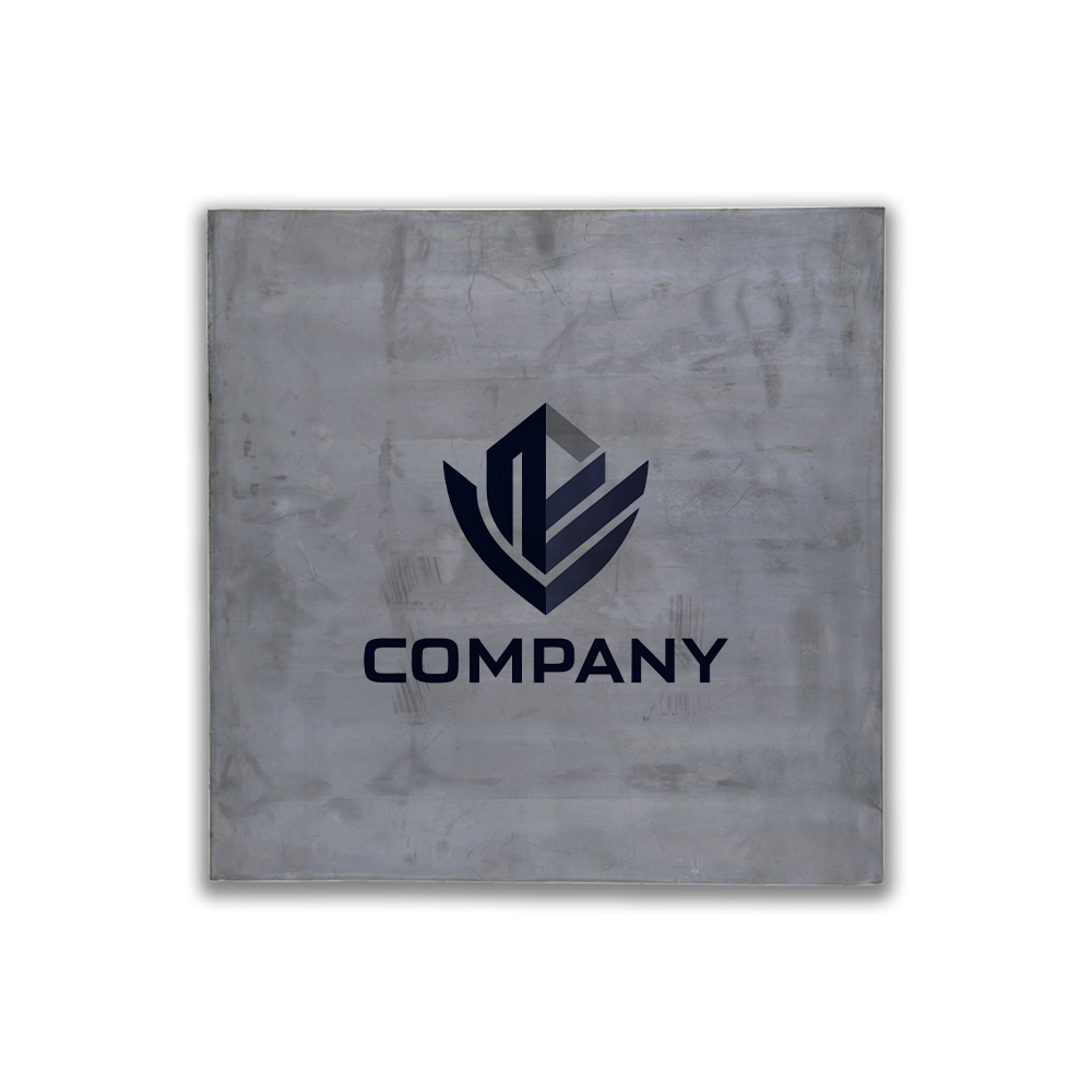 Plaque plomb 400 x 400 x 7 mm personnalisée