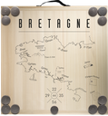 Kit de jeu de palets breton - Carte Bretagne
