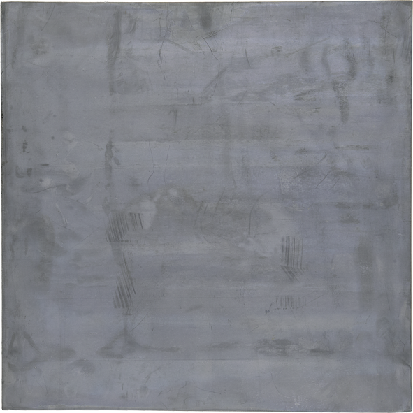 Plaque plomb "La concours" 450 x 450  x 7 mm