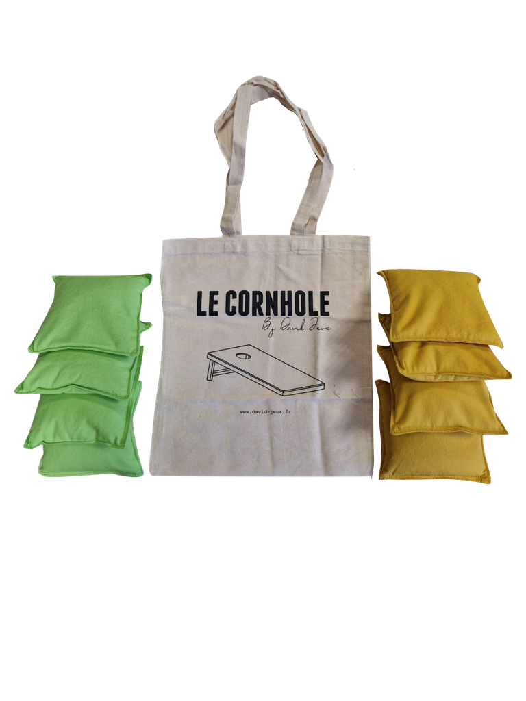 8 sacs de Cornhole assortis
