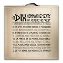 Kit de jeu de palets breton - Les 10 Commandements du joueur de palet -