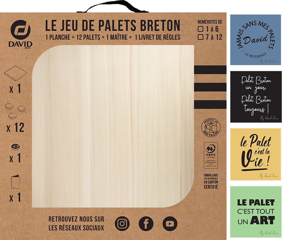 Kit Jeu de palets breton L'Expert - Edition Spéciale 35 ans -