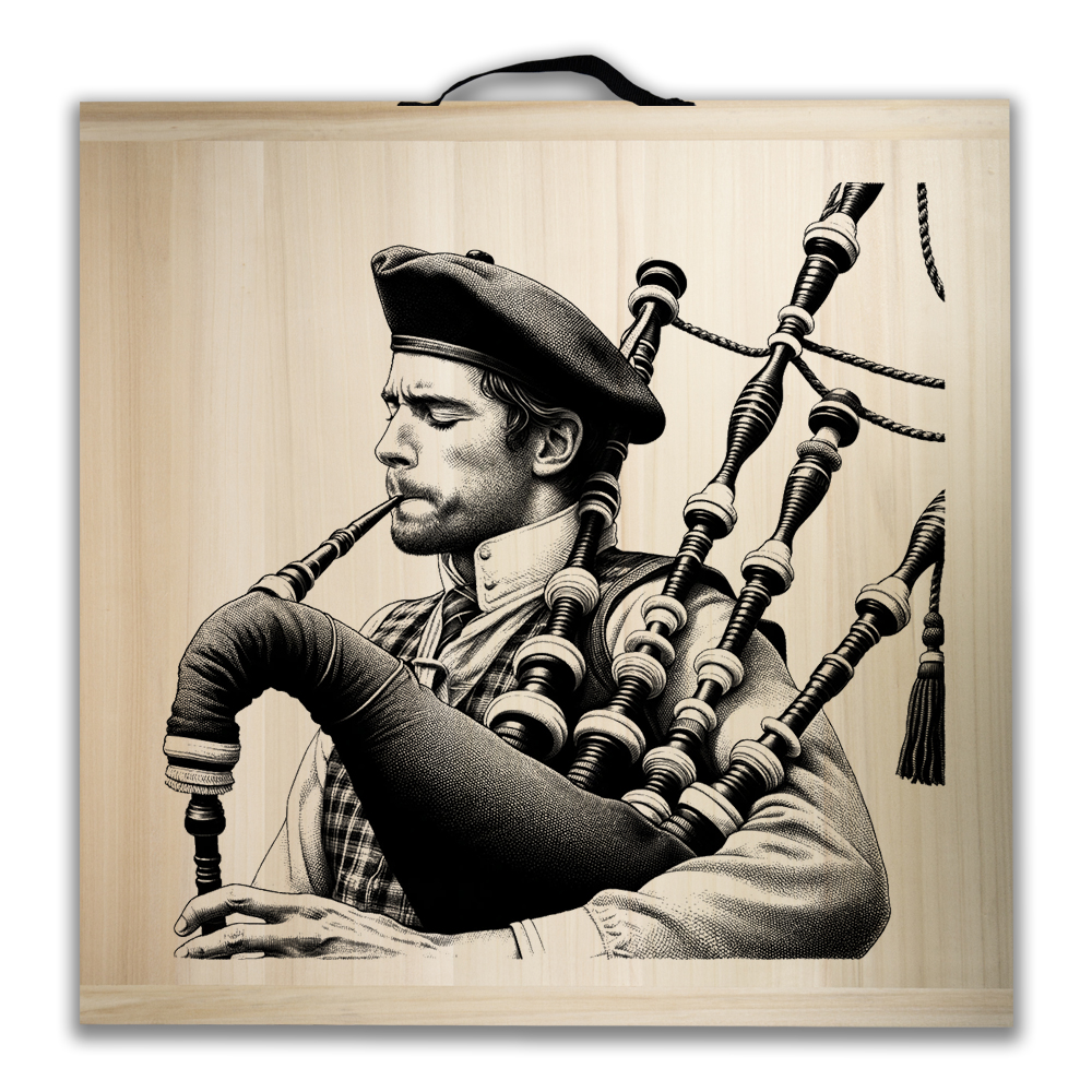 Kit de jeu de palets breton - Cornemuse