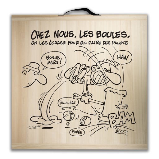 [1908] Kit de jeu de palets breton - Chez nous les boules