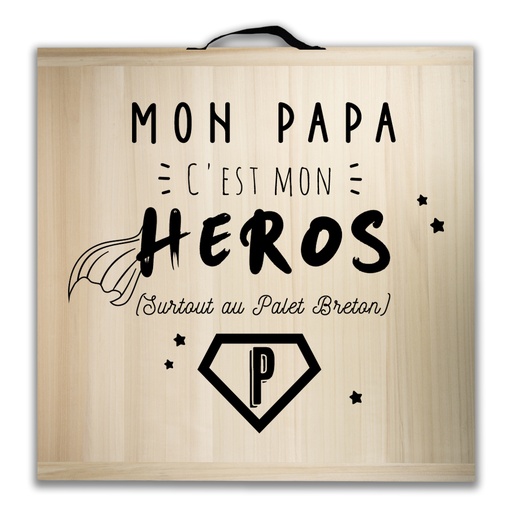 [3483] Kit de jeu de palets breton - Mon Papa, mon Héros