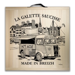 [3414] Kit de jeu de palets breton - Le food truck Galette Saucisse