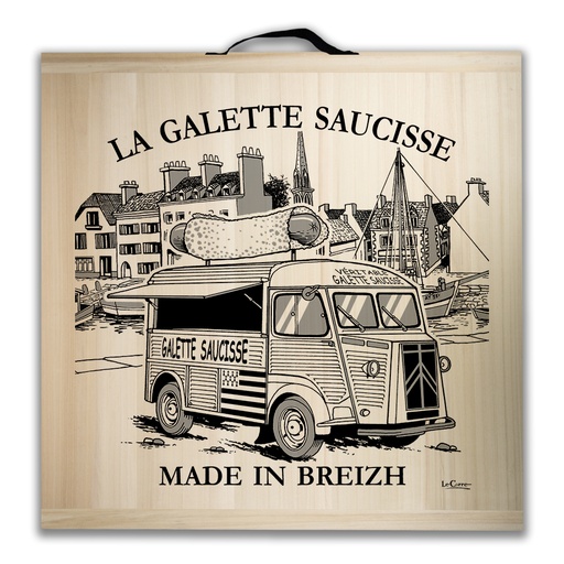 [3414] Kit de jeu de palets breton - Le food truck Galette Saucisse