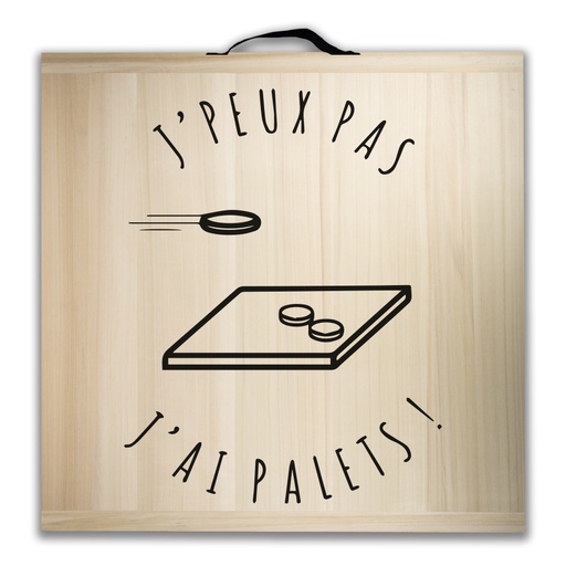[4008] Kit de jeu de palets breton - J'peux pas j'ai palets