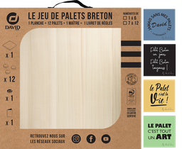 [4497] Kit Jeu de palets breton L'Expert - Edition Spéciale 35 ans -