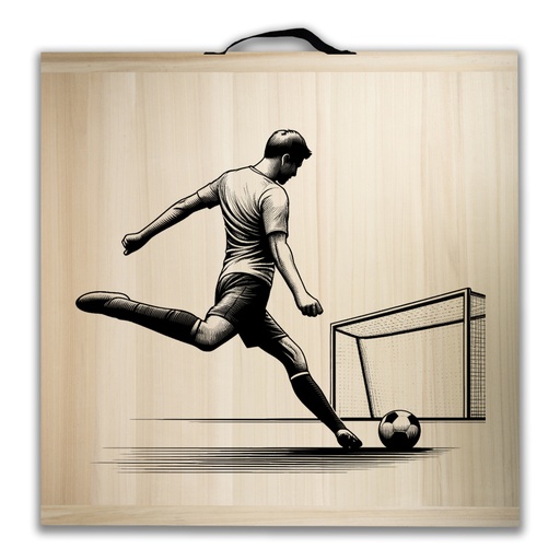 [4923] Kit de jeu de palets breton - Joueur de Foot