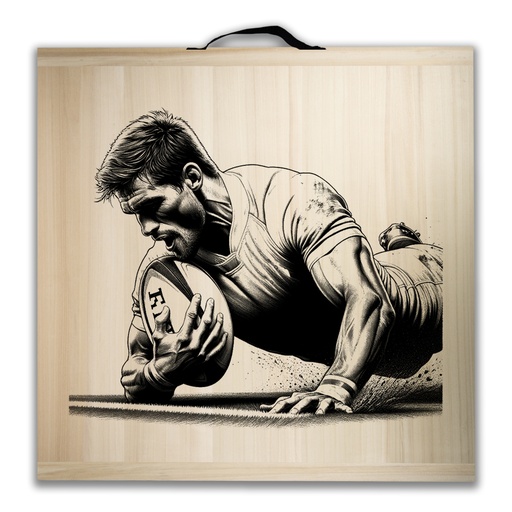 [4961] Kit de jeu de palets breton - Rugbyman