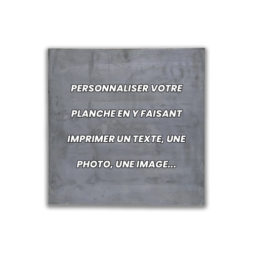 [5234] Plaque plomb 400 x 400 x 7 mm personnalisée